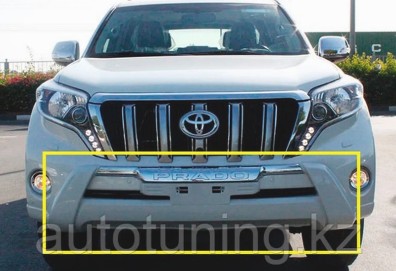 Дуга на передний бампер от Toyota Prado 2014-2017